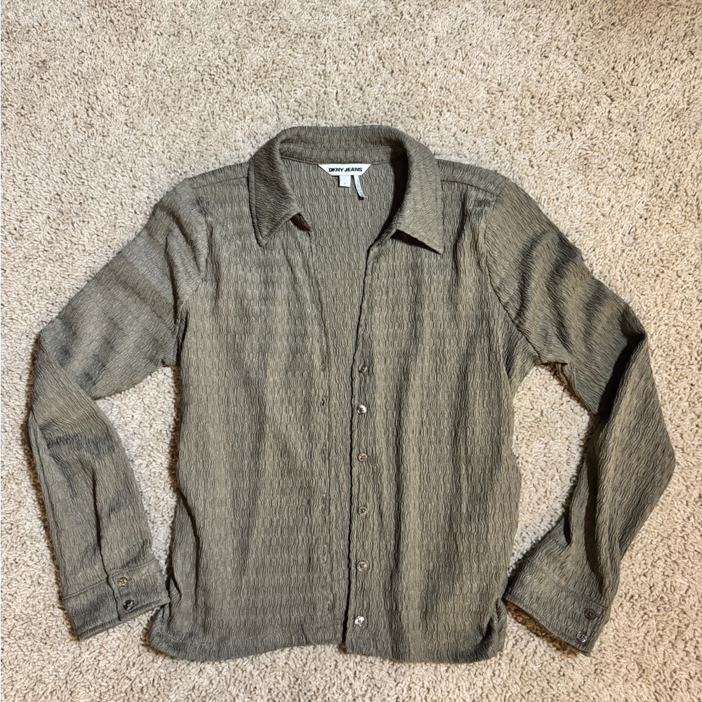 DKNY Olive green Lightweight Shirt
